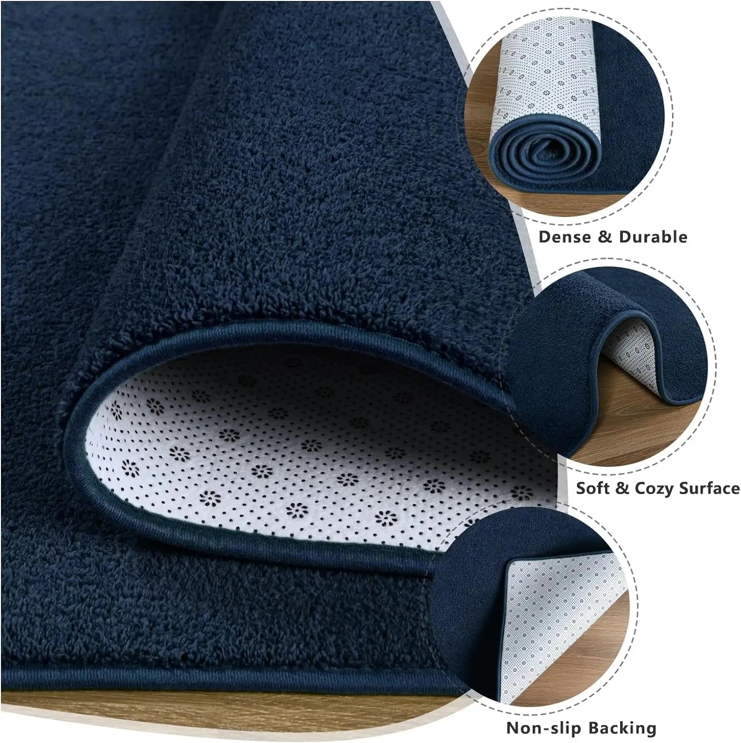 Living Room Carpet Nonslip Bedside Rugs Large Soft Floor Rug Children Game Mat Rectangular Home Decoration