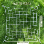 4'' Mesh Trellis Netting  for Grow Tents Plant Support Elastic ScrOG/ LST/ HST Net with Hooks Grow Box Kit Low Stress Training