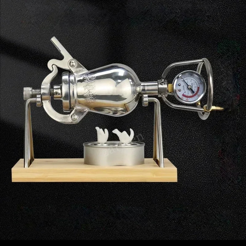 Hand-Cranked Mini Popcorn Making Machine Popcorn Puffing Machine Puffed Rice Corn Machine 300ml