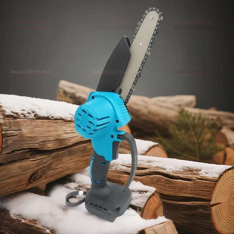 Mini Chainsaw Compact 6-inch Handheld Electric Log Cutting Tool for Woodworking Camping Yard Cleanup For Makita 18V Battery Pin