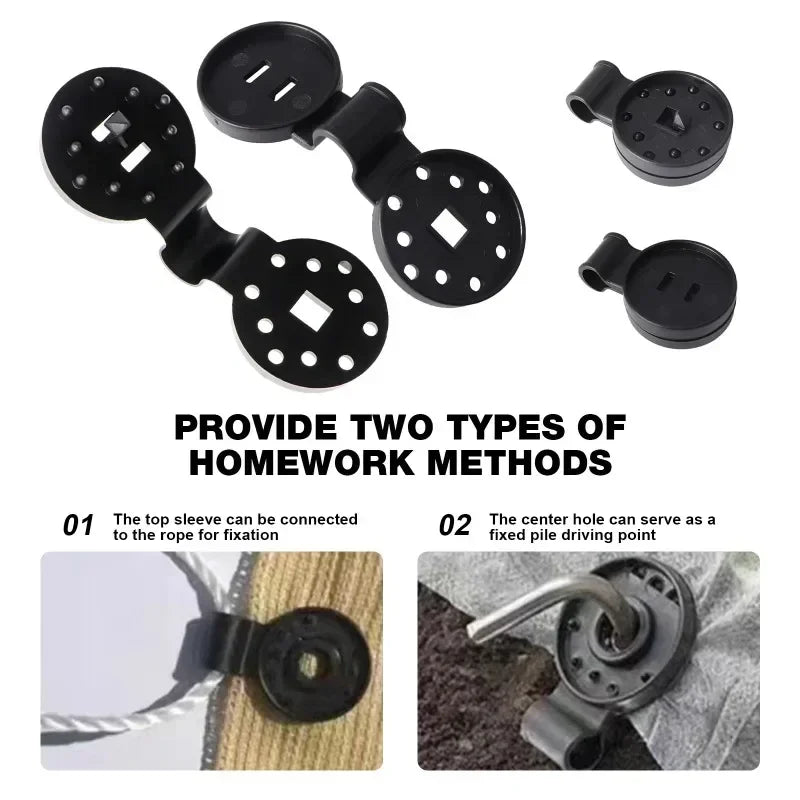 30-200PCs Plastic Shadow Mesh Clips Garden Buildings Clips for Outdoor Shadow Awning Greenhouse Fabric Fixing Clamps