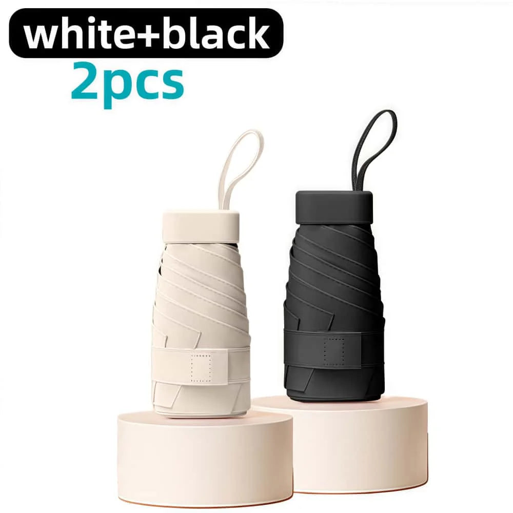 Mini UV Folding Umbrella - Lightweight Portable Parasol