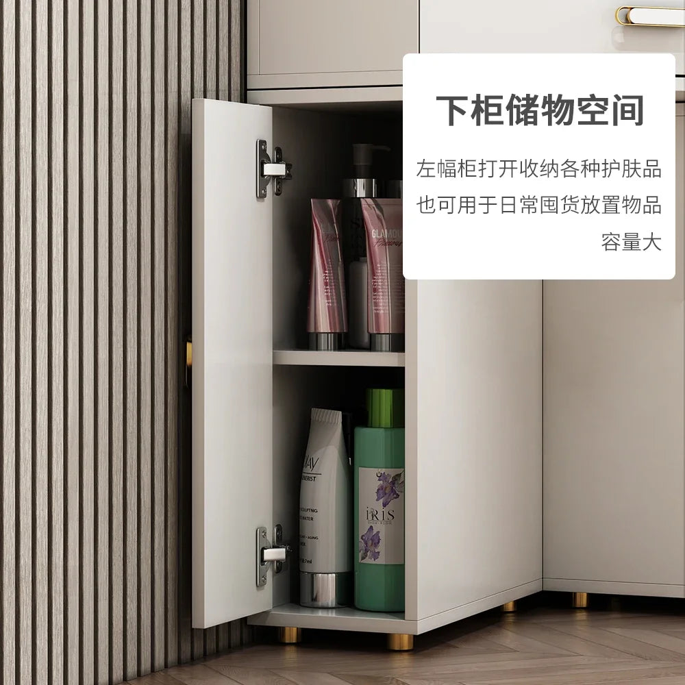 Corner dresser locker integrated light luxury bedroom modern simple small apartment triangular corner