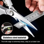 Stainless Steel Kitchen Scissors for Cutting Chicken Bones Meat Fish Scissors Professional Scissors Kitchen Accessories