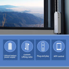 Built-in WiFi Smart DIY Motorized Chain curtain motor （plug-in model），APP/voice/remote timer settings (without gateway）