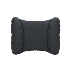Summer Car Headrest Lumbar Nappa Leather Support Pillow Set Soft Comfortable Breathable Car Neck Pillows Car Seat Accessories