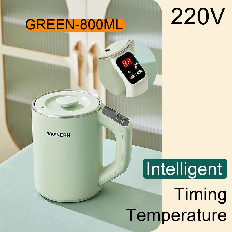 Mini electric boiling cup Small one person electric boiling cup Portable Congee  Boiling cup Automatic heating cup