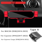 Car Phone Mount Holder For Porsche 718 Boxster Spyder 982 Panamera 971 Macan 95b Cayenne 92A Coupe 9YB Interior Accessories