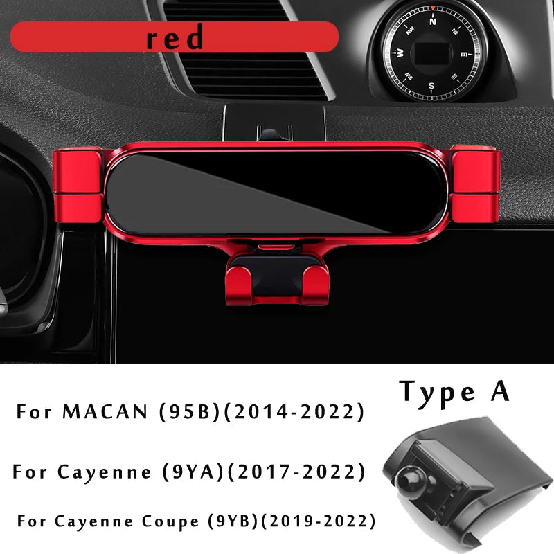 Car Phone Mount Holder For Porsche 718 Boxster Spyder 982 Panamera 971 Macan 95b Cayenne 92A Coupe 9YB Interior Accessories