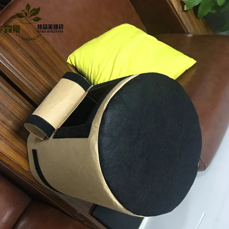 10 Gallon 7 Gallon Potato Planting Bag Non-Woven Fabric Grow Pot Home Garden Strawberry Plant Grow Bag Push System