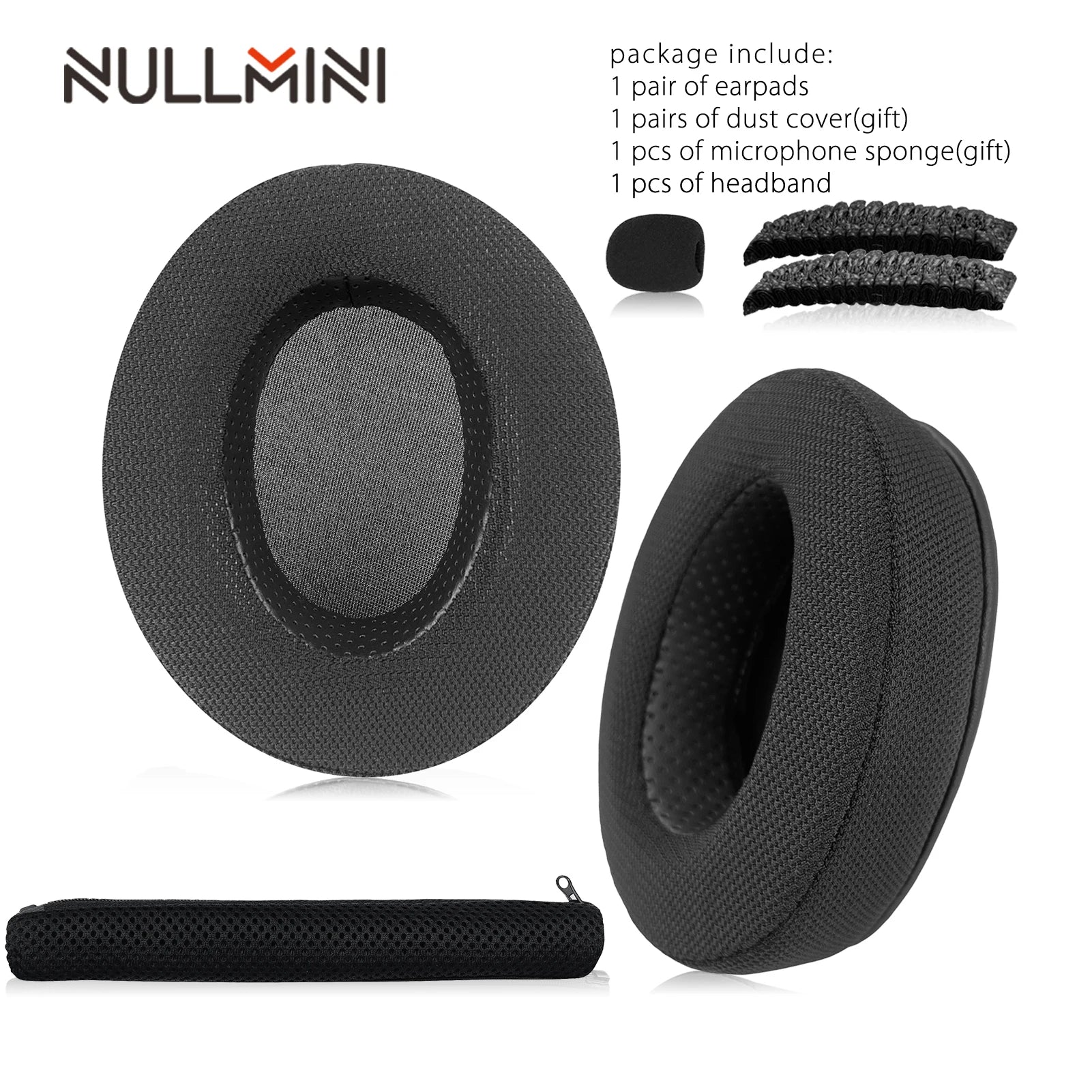 NullMini Replacement Earpads For Logitech G Pro X Headphone Cooling Gel Earmuffs Ear Cover Headband HeadBeam