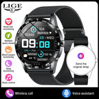 LIGE New Smartwatch Women Men 1.38-inch Smart Watch Message Notification iOS Android Smartwatches Fitness Bluetooth Call Watches