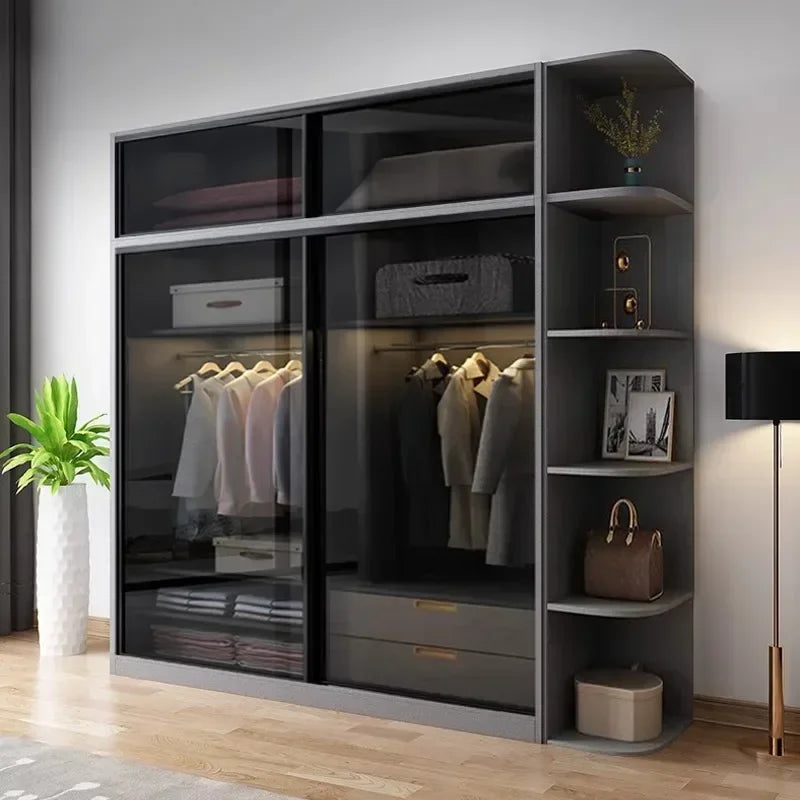 Shelf Storage Organizer Wardrobe Luxury Queen Hotel Cheap Dressers Wardrobe Living Room Guarda Roupa Casal Furniture Home