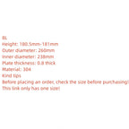 304 stainless steel inner pot 8L rice cooker pressure cooker with double bottom universal