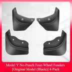 Car Wheel Mud Flaps for Tesla Model 3+ Highland Model Y Splash Guards MudFlaps Front Rear Fender New Upgrade Mudguards Protector