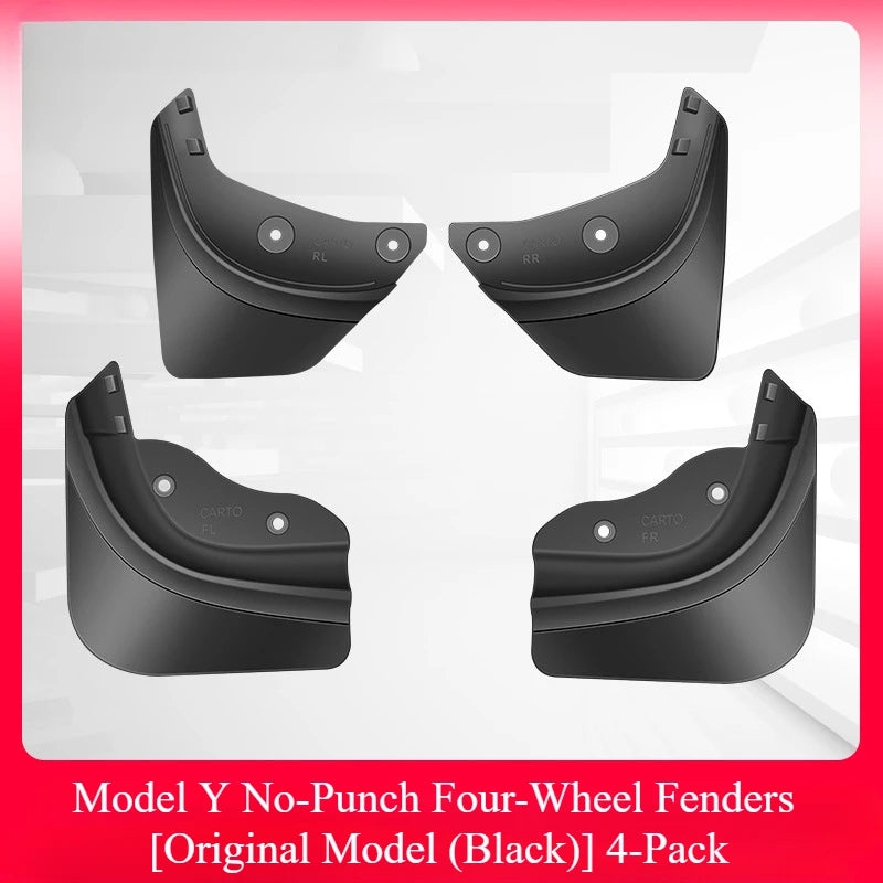 Car Wheel Mud Flaps for Tesla Model 3+ Highland Model Y Splash Guards MudFlaps Front Rear Fender New Upgrade Mudguards Protector