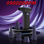 990000RPM Violent Fan Dust Blowing Brushless Ultra Turbo Fan Jet Battery Display High-Speed Handheld Powerful Blower Low Noise