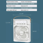 Xiaomi Portable Misting Fan Outdoor Cooling Fan 60° Oscillating with T