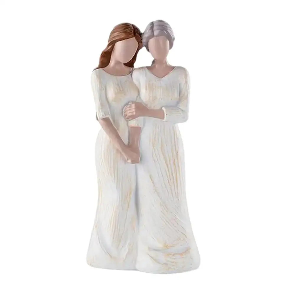 Standing Mother Hugging Daughter Statue Meaningful Family Moments Desktop Ornaments Memorial Gifts Daughter Gift from Mom