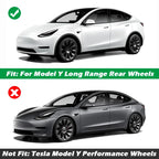 YIKUN For Tesla Model Y 20 Inch Rim Wheel Hub Protection Patch Protectors ABS Wheel Guard Covers Hubcap Accessories 2018-2024
