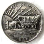 USA 1926-1939-PSD Oregon Commemorative Half Dollar Silver Plated Copy Coin