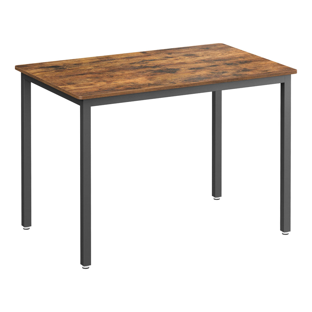 VASAGLE Dining Table, Kitchen Table, 70 x 110 x 77 cm, Dining Table for 4 People, Living Room Desk, for Dining Room, Kitchen