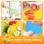 11/17Pcs Montessori Kitchen Tools Set Cookware Baking Toy Kids Safe Knives With Cutting Board Toddlers Real Cooking Accessories