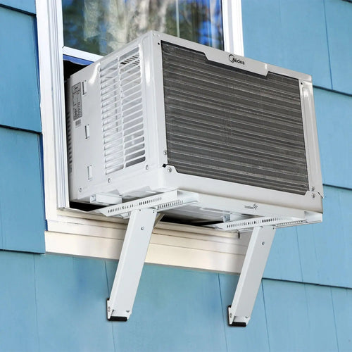 Air Conditioner Bracket - No Tools or Drilling Required - Heavy Duty Steel Holds 200 Pounds - Fits 19.25Hx17.25L Window