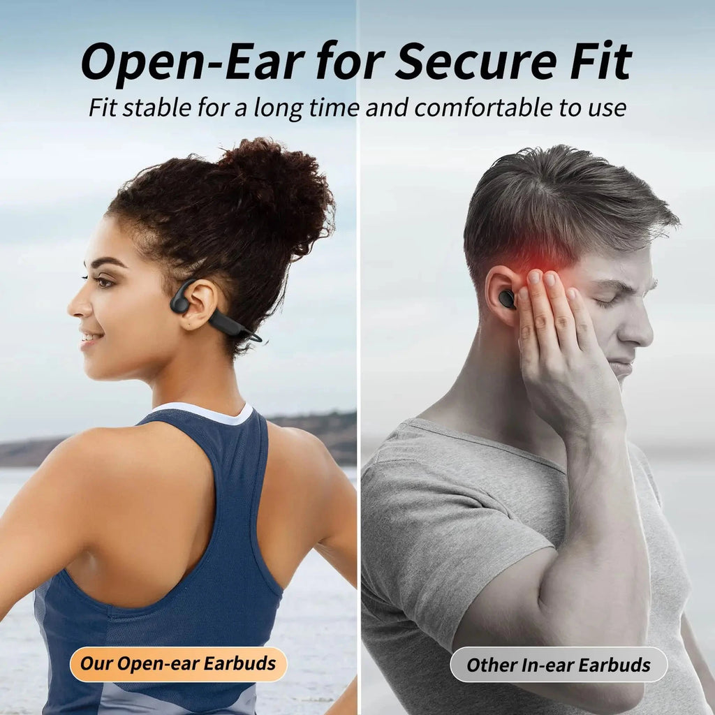 Xiaomi Mijia Bone Conduction Earphone Bluetooth 5.3 Sports Light Weight Wireless Headphones Ear Hook TWS Waterproof Headset
