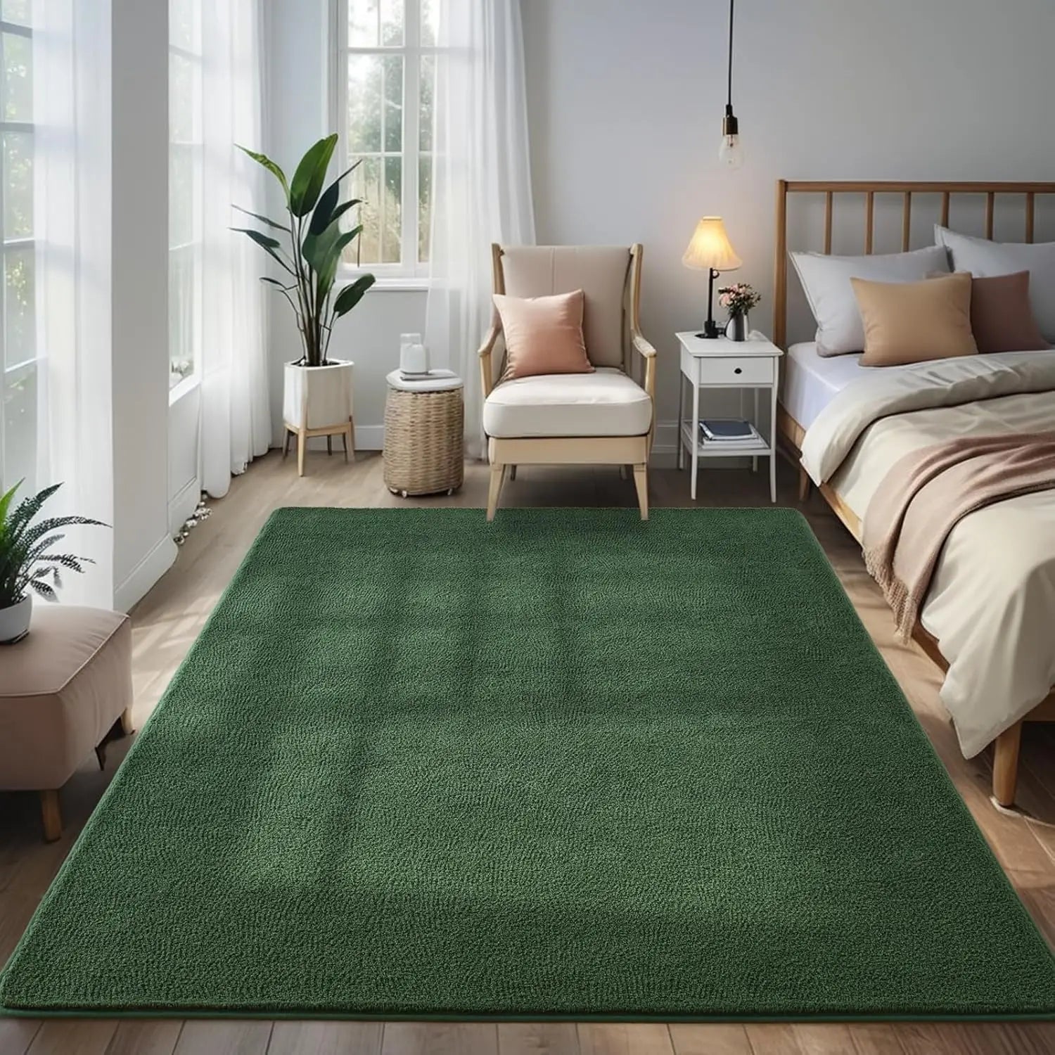 Living Room Carpet Nonslip Bedside Rugs Large Soft Floor Rug Children Game Mat Rectangular Home Decoration