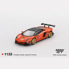 MINIGT 1:64 Lamborghini Huracán GT RONIN Countach 25th LBWORKS Alloy Die-Cast Car Model Collection Gift