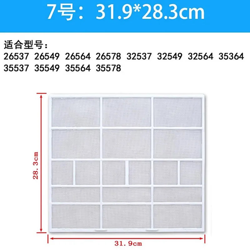 Customized Air Conditioner Flter for GREE 1P/ 2P / Lvjiayuan/Cadiz  Various models  Home Appliance Parts