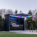 Modern Outdoor Kitchens Weatherproof Cooking Station for Bbq Patio Garden Backyard Custom
