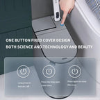 Stainless Steel 7L Smart Trash Can Toilet Brush Set Waterproof Trash Bin Narrow Garbage Smart Sensor Bucket for Lid Bathroom