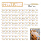 6-120Pcs 33inch Paper Umbrellas for Wedding Guest White Paper Parasol Umbrellas for Guests Wedding Photography Props with Fans