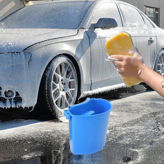 Portable Auto Wash Bucket Organizer Towels Brushes Mitt Fast Easy Storage Kits External Hanging Barrel Car Wash Accessories