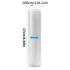 Vacuum Sealer Bags Rolls for Food Commercial Grade BPA Free Puncture Prevention Great for Sous Vide Cooking