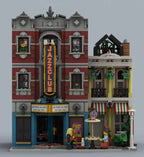 2899pcs Street View Creating Jazz Club & Pizzeria Shop Modular House Model 10312-Bricks Holiday Birthday Gifts