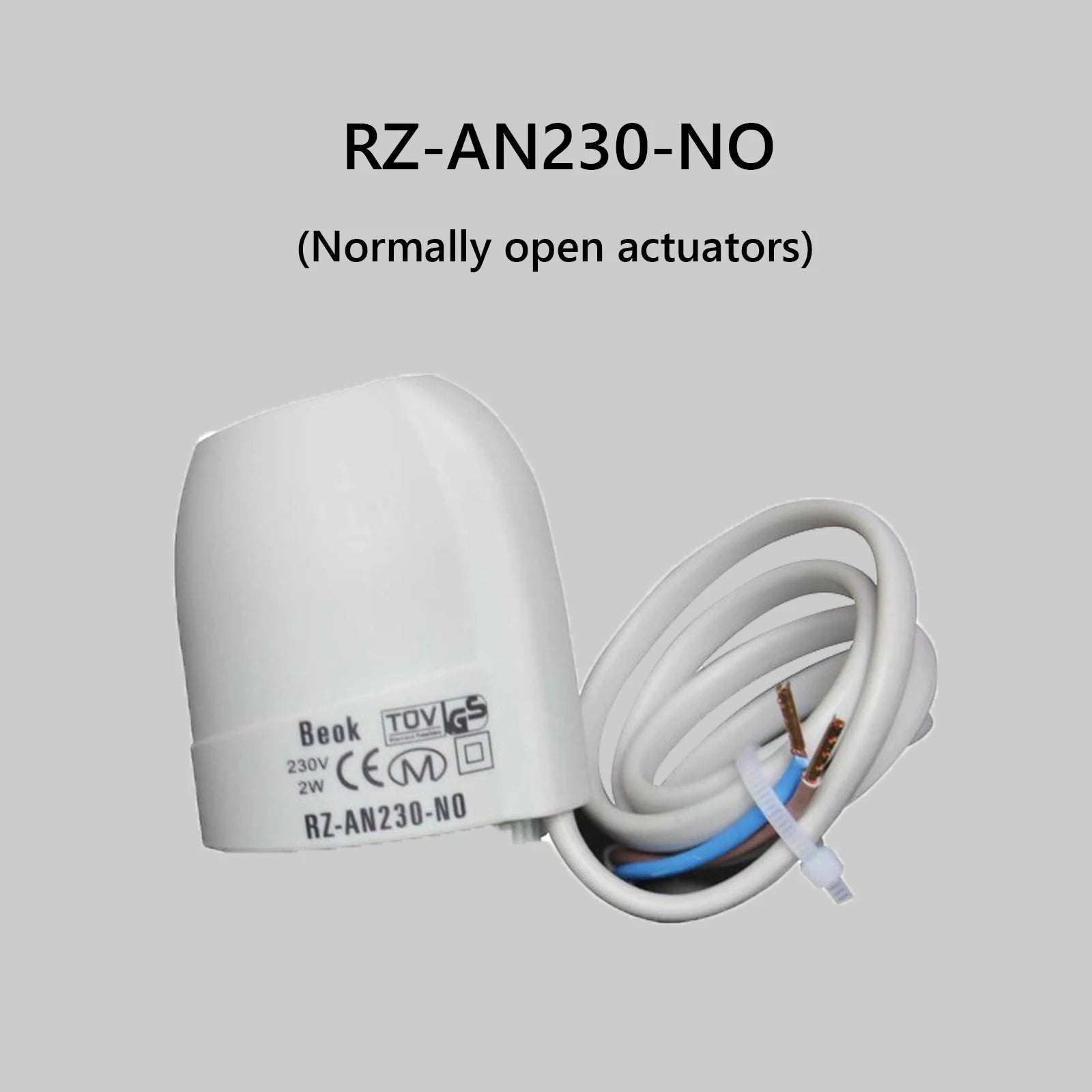 Beok Wireless Zone Thermostat Controller for Gas Boiler Water Floor Heating System 8 Sub-chamber and Actuators BOT306 Series