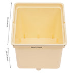 Hydroponic System 2.91 Gallon Deep Water Culture Hydroponics Growing System Kit Set of 5 Buckets Garden Plant Box with Pump