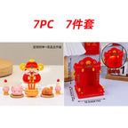 Chinese mini Fairy Ornaments Guanyin Desktop God of Wealth Mascot Crafts Buddha Shrine Entrance Decoration Car Ornaments