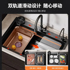 304 Stainless Steel Kitchen Vegetable Basin Large Sink Stainless Steel Sink Countertop Household Vegetable Sink