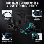 ANDELI Welding Helmet with LED Light Panoramic Large Viewing Screen 3.94"X3.74"True Color Auto Darkening Welding Mask for Weld