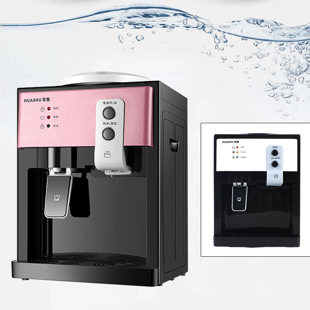 3-Temperature Control Water Dispenser with 1.2-5 Gallons Tank Stainless Steel Top Loading Fast Hot/Cold/Warm Water US/EU Plug