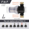 1/2'' 3/4'' 1'' Garden Hose Filter Brass Coupling Joint Agricultural Irrigation Tubing Prefilter Impurities 10-200 Mesh Strainer