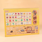 Craft 3D Pretend Play Kitchen DIY Role Play Mini Fast Food Model Realistic Reusable Cooking Interactive Children Gifts