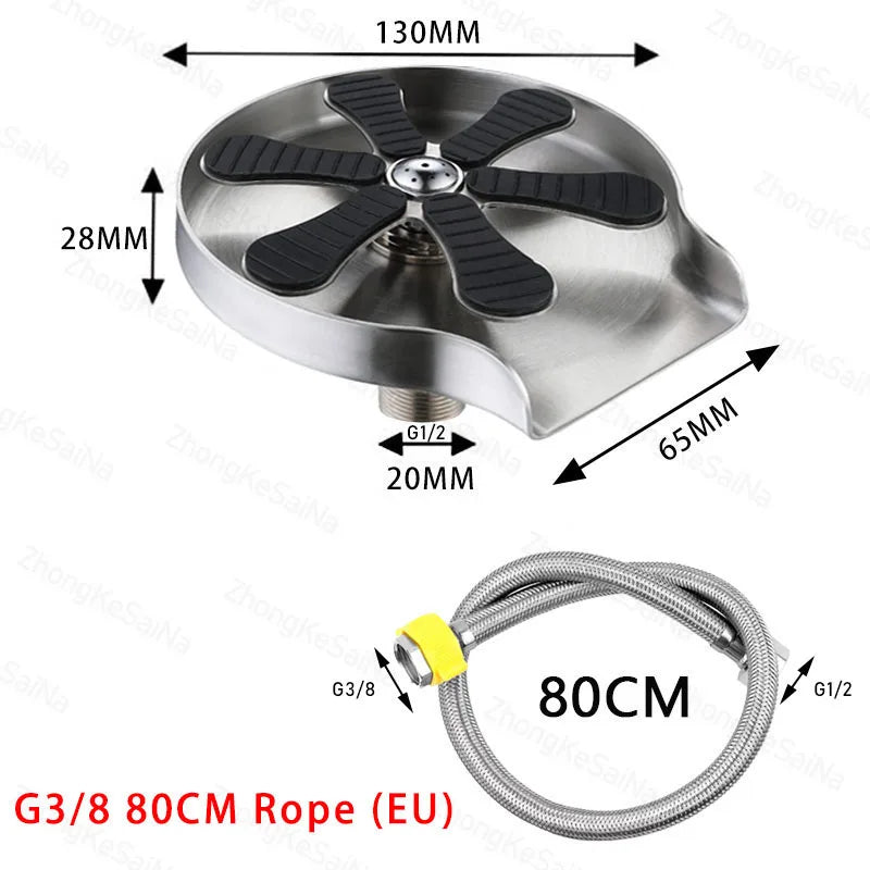 High Pressure Glass Rinser Stainless Steel Cup Rinser for Kitchen Kitchen Accessories Hydro Jet Cup Cleaner for Bar Kitchen