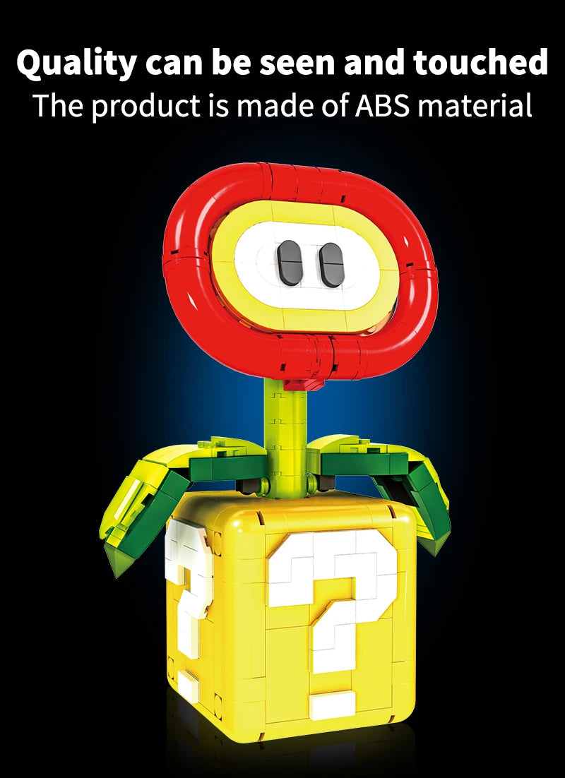 MOC Chomper Plant Flame Flower Building Blocks Set - STEM Creative Toy for Kids & Adults | AlluCanFind
