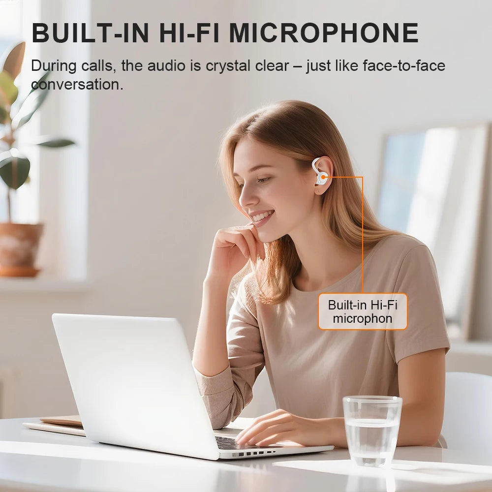 Xiaomi TWS Ear Hook Headphones HiFi Stereo Waterproof Wireless Earphones with LED Display And Long Standby Touch Control Earbuds