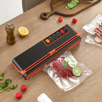 AGASHE Food Vacuum Sealer Machine,Degasser vacuum packer for products with Cutter,Double Pump Air packaging machine For kitchen